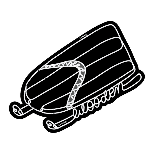 Wooden sled