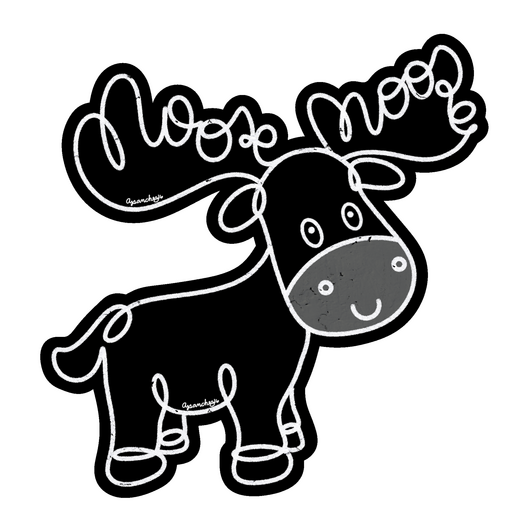 Moose line drawing