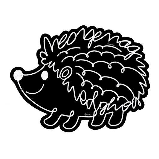Hedgehog line drawing